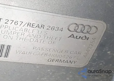 2011 Audi A6 3.0 Premium из США, поврежденный, VIN WAUFGAFB4BN042677